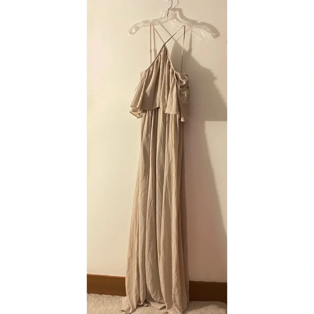 Show Me Your Mumu Rebecca Ruffle Maxi Dress XS - Picture 2 of 6